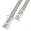 Cable Wholesale 50 ft. 24 AWG Plenum Cat5e Gray Ethernet Patch Cable CMP - Bootless 11X6-12150
